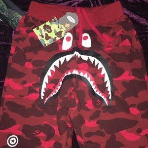 Bape sweat pants new with tags.